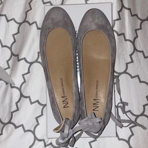 Suede flats